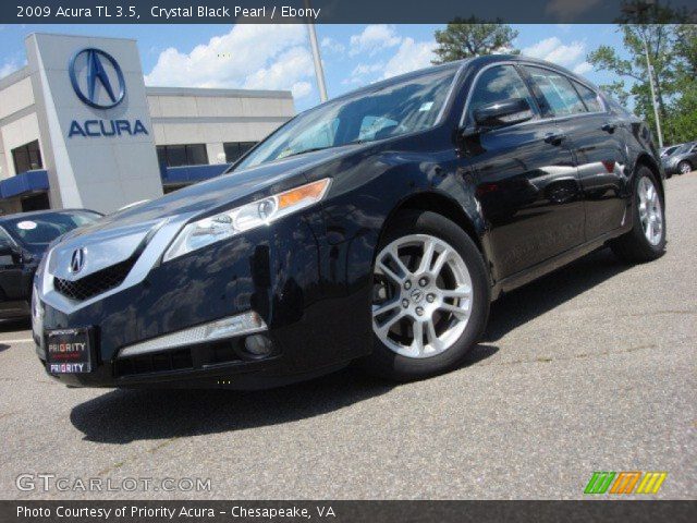 2009 Acura TL 3.5 in Crystal Black Pearl
