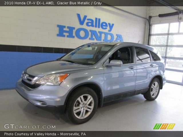 2010 Honda CR-V EX-L AWD in Glacier Blue Metallic