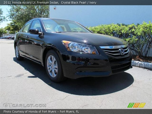 2012 Honda Accord LX Premium Sedan in Crystal Black Pearl