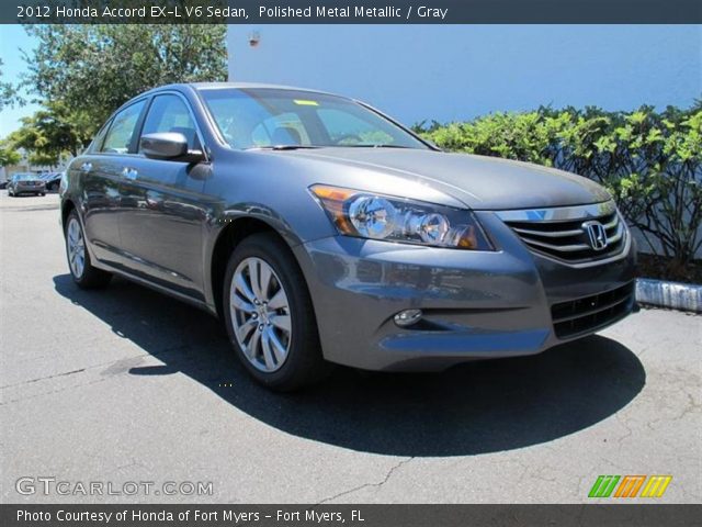 2012 Honda Accord EX-L V6 Sedan in Polished Metal Metallic