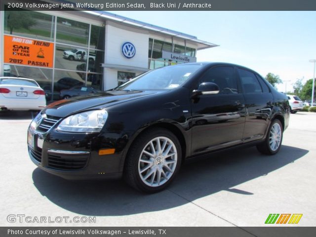 2009 Volkswagen Jetta Wolfsburg Edition Sedan in Black Uni