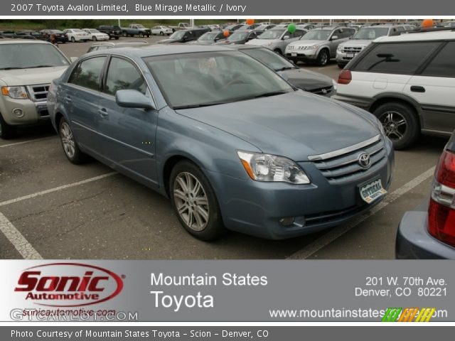 2007 Toyota Avalon Limited in Blue Mirage Metallic