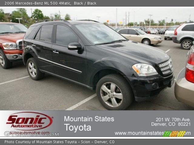 2006 Mercedes-Benz ML 500 4Matic in Black