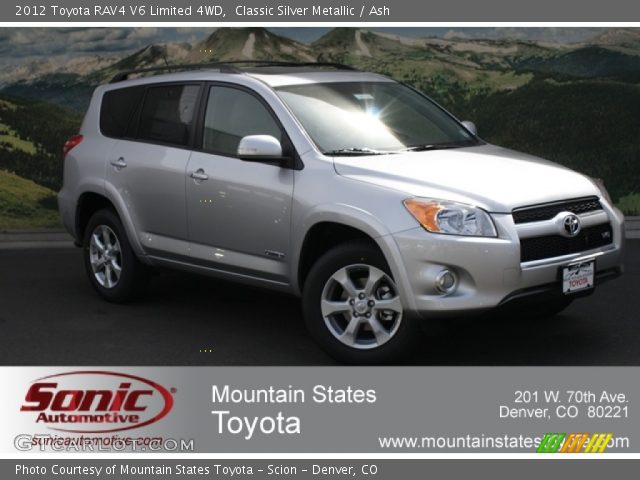 2012 Toyota RAV4 V6 Limited 4WD in Classic Silver Metallic