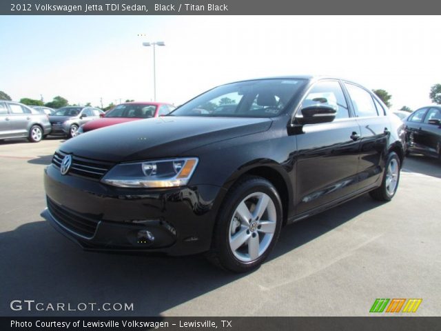 2012 Volkswagen Jetta TDI Sedan in Black