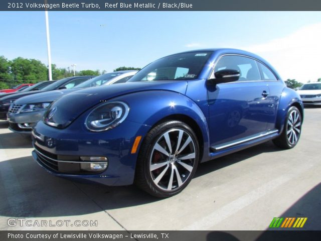 2012 Volkswagen Beetle Turbo in Reef Blue Metallic