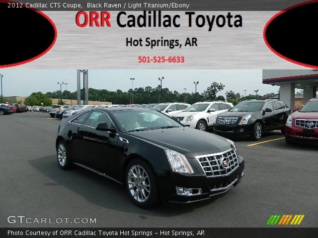 2012 Cadillac CTS Coupe in Black Raven