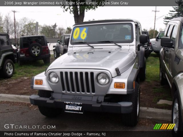 2006 Jeep Wrangler Unlimited 4x4 in Bright Silver Metallic