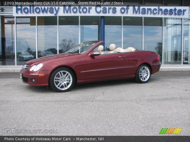 2009 Mercedes-Benz CLK 350 Cabriolet in Storm Red Metallic