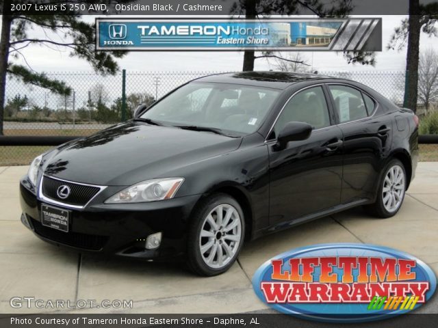 2007 Lexus IS 250 AWD in Obsidian Black