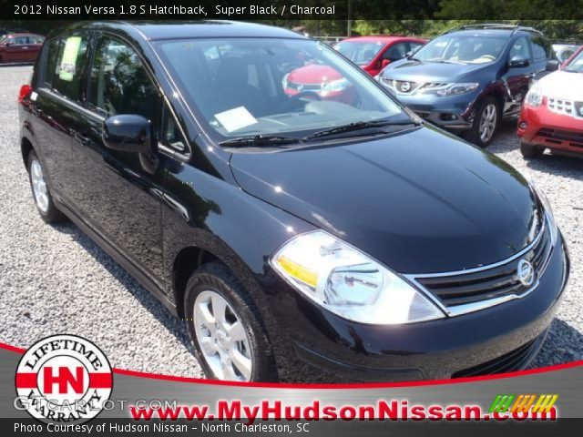 2012 Nissan Versa 1.8 S Hatchback in Super Black