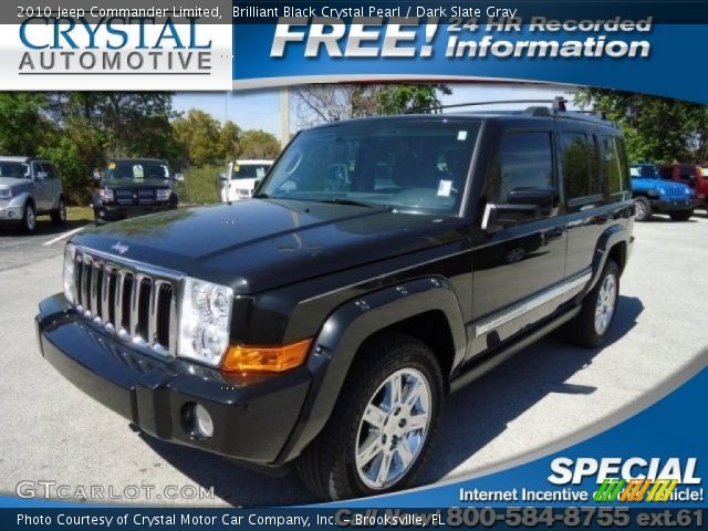 2010 Jeep Commander Limited in Brilliant Black Crystal Pearl