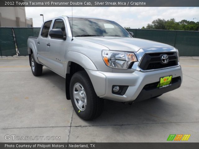 2012 Toyota Tacoma V6 Prerunner Double Cab in Silver Streak Mica