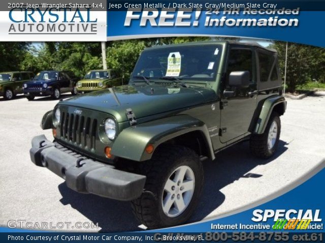 2007 Jeep Wrangler Sahara 4x4 in Jeep Green Metallic