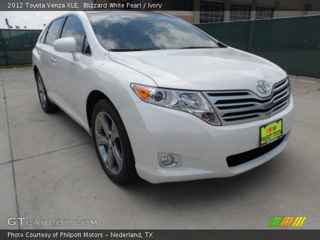 2012 Toyota Venza XLE in Blizzard White Pearl