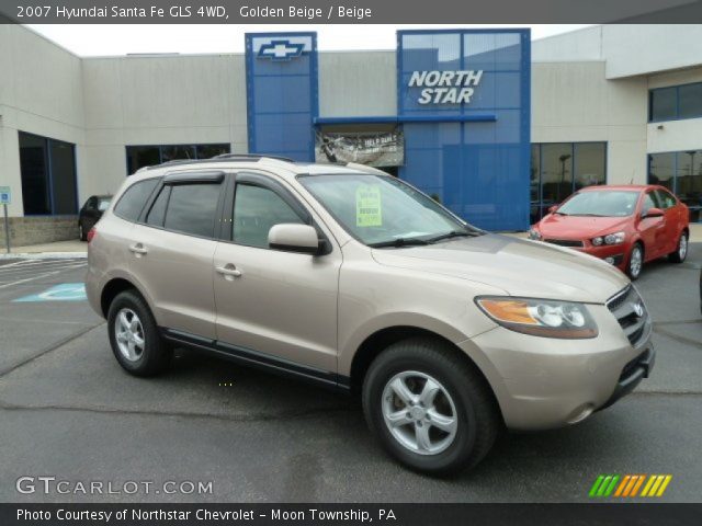 2007 Hyundai Santa Fe GLS 4WD in Golden Beige