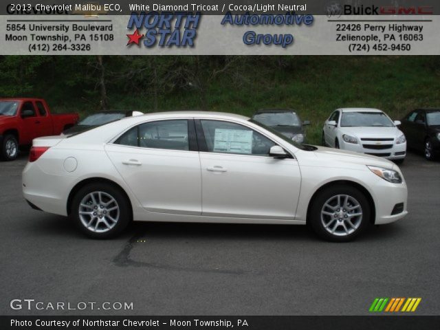 2013 Chevrolet Malibu ECO in White Diamond Tricoat
