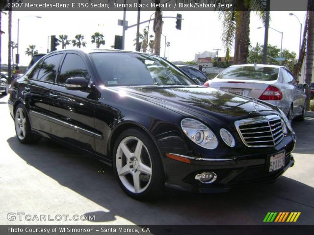 2007 Mercedes-Benz E 350 Sedan in Sienna Black Metallic