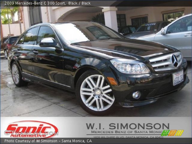2009 Mercedes-Benz C 300 Sport in Black