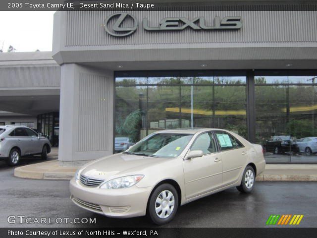 2005 Toyota Camry LE in Desert Sand Mica