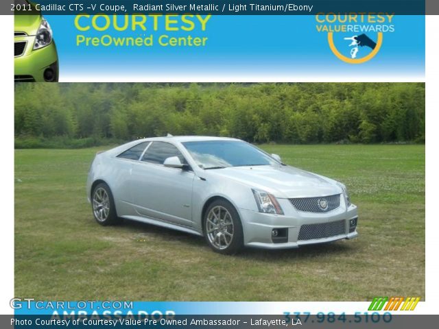 2011 Cadillac CTS -V Coupe in Radiant Silver Metallic