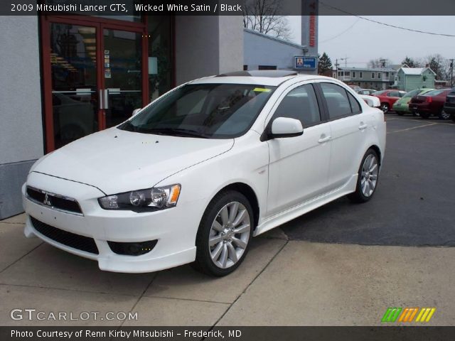 2009 Mitsubishi Lancer GTS in Wicked White Satin