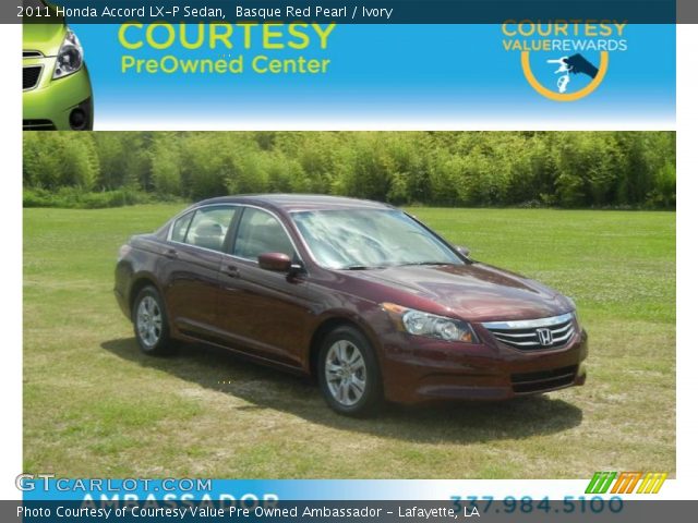 2011 Honda Accord LX-P Sedan in Basque Red Pearl