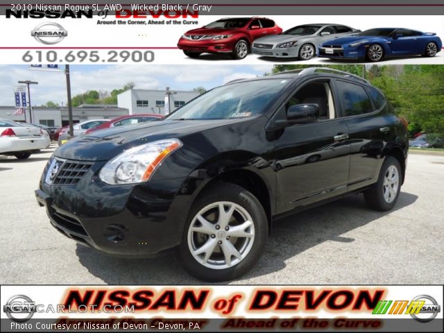 2010 Nissan Rogue SL AWD in Wicked Black