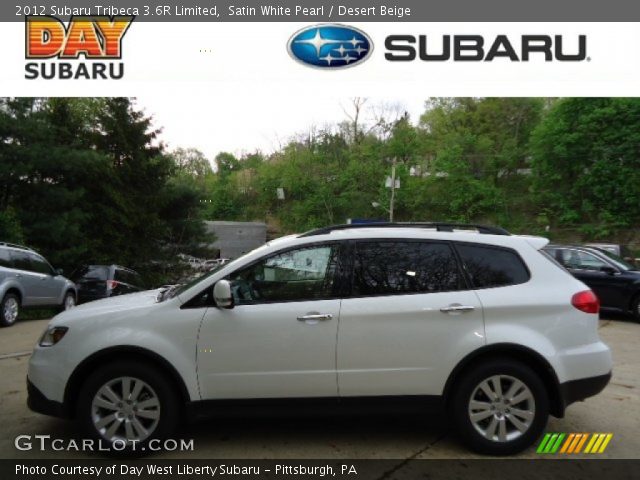 2012 Subaru Tribeca 3.6R Limited in Satin White Pearl