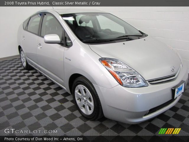 2008 Toyota Prius Hybrid in Classic Silver Metallic