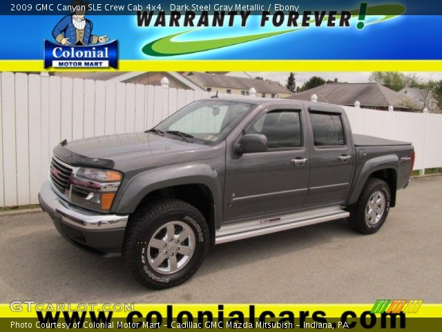 2009 GMC Canyon SLE Crew Cab 4x4 in Dark Steel Gray Metallic