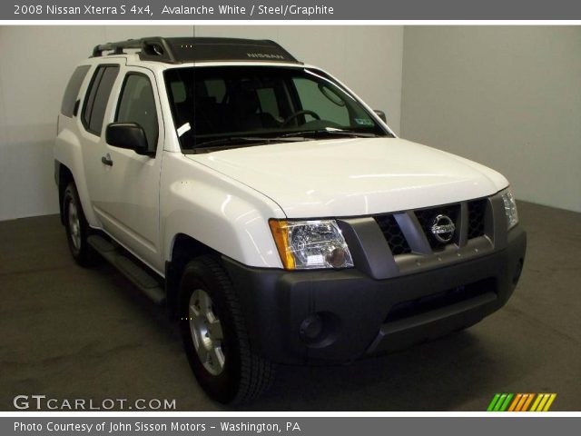 2008 Nissan Xterra S 4x4 in Avalanche White