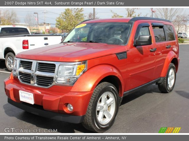 2007 Dodge Nitro SXT 4x4 in Sunburst Orange Pearl