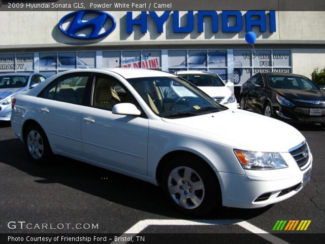 2009 Hyundai Sonata GLS in Powder White Pearl