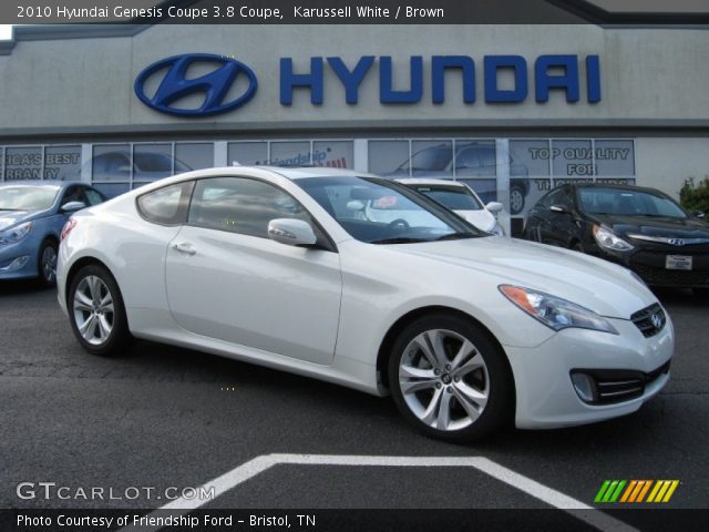 2010 Hyundai Genesis Coupe 3.8 Coupe in Karussell White
