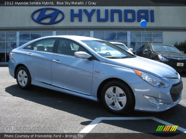 2012 Hyundai Sonata Hybrid in Blue Sky Metallic