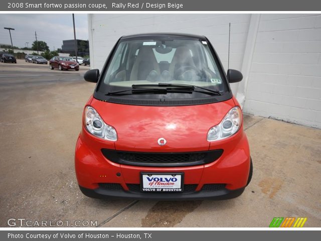 2008 Smart fortwo passion coupe in Rally Red
