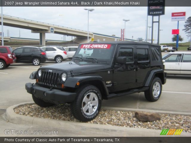 2007 Jeep Wrangler Unlimited Sahara 4x4 in Black