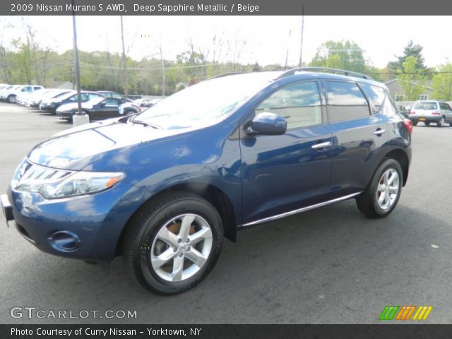 2009 Nissan Murano S AWD in Deep Sapphire Metallic