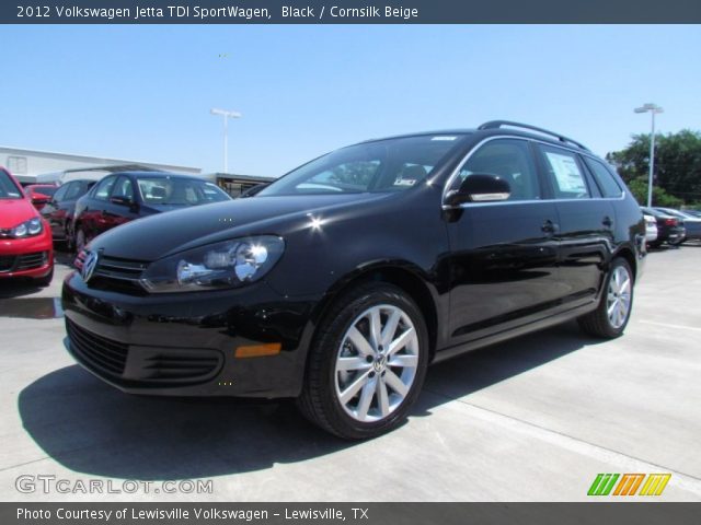 2012 Volkswagen Jetta TDI SportWagen in Black