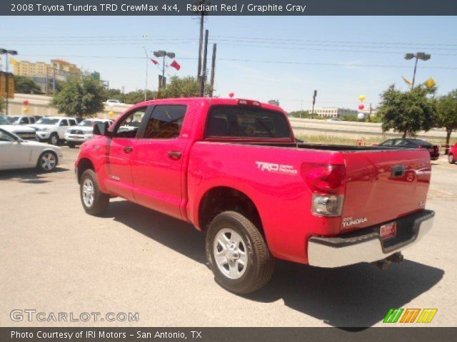 2008 Toyota Tundra TRD CrewMax 4x4 in Radiant Red