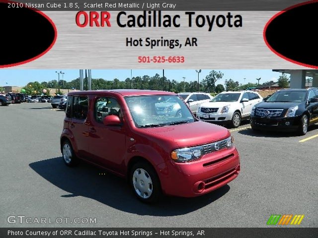 2010 Nissan Cube 1.8 S in Scarlet Red Metallic