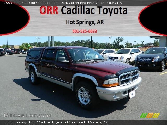 2003 Dodge Dakota SLT Quad Cab in Dark Garnet Red Pearl