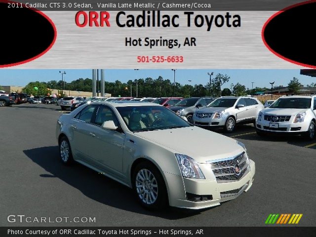 2011 Cadillac CTS 3.0 Sedan in Vanilla Latte Metallic