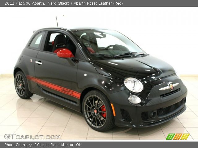 2012 Fiat 500 Abarth in Nero (Black)