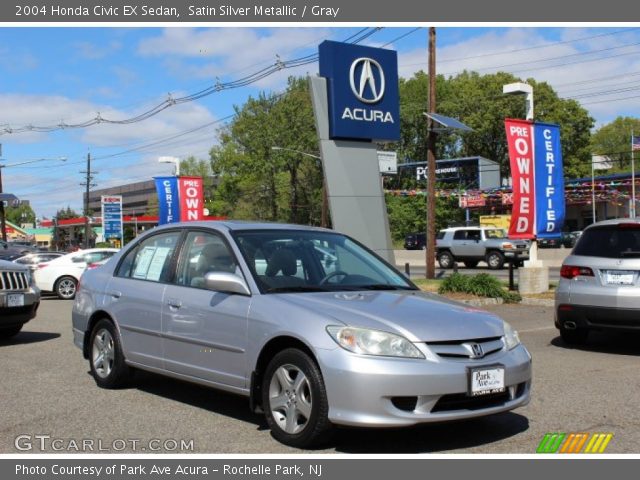 2004 Honda Civic EX Sedan in Satin Silver Metallic