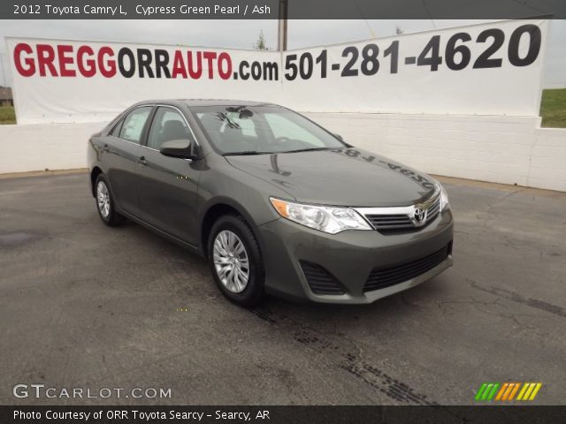 2012 Toyota Camry L in Cypress Green Pearl