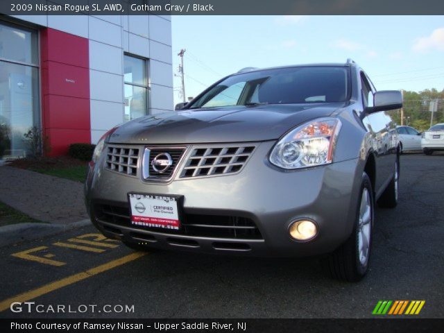 2009 Nissan Rogue SL AWD in Gotham Gray