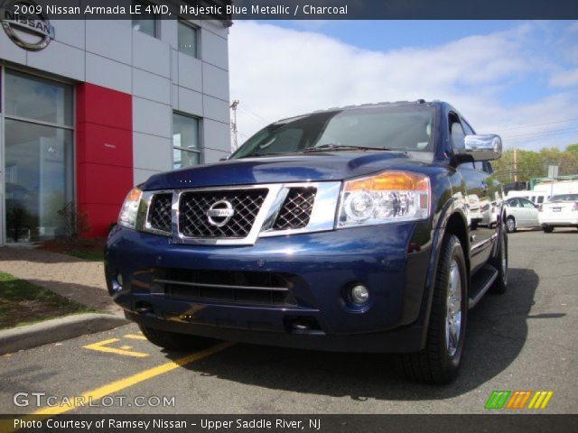 2009 Nissan Armada LE 4WD in Majestic Blue Metallic