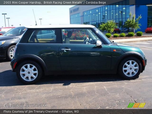 2003 Mini Cooper Hardtop in British Racing Green Metallic